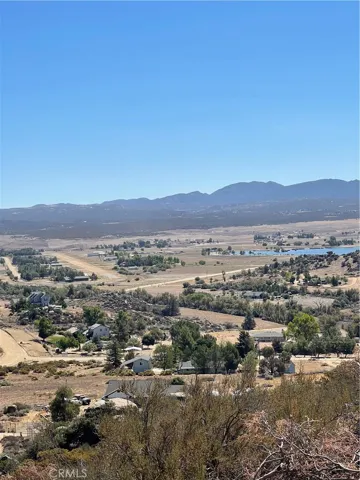 View of lake from graded pad.