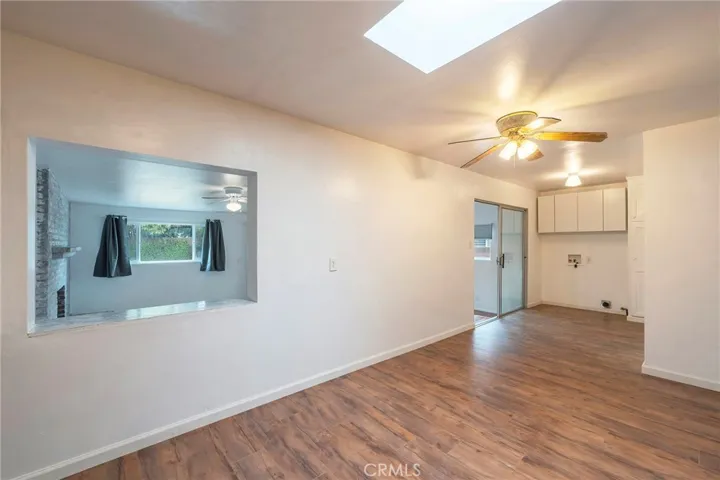 Pass through from kitchen to family room