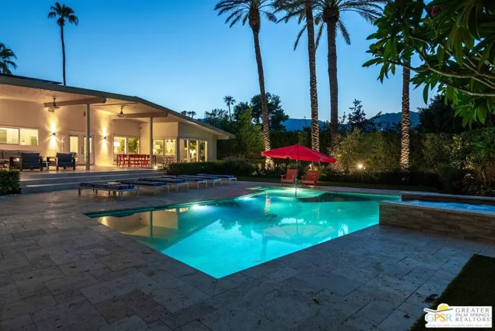 Pool Deck View Evening