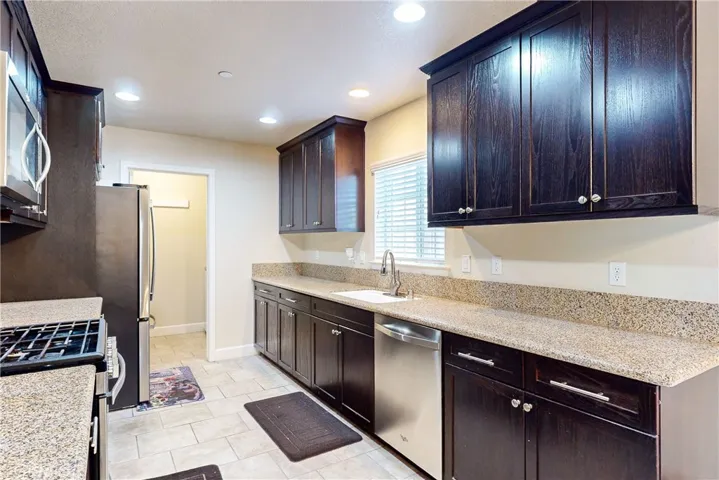 Open kitchen.