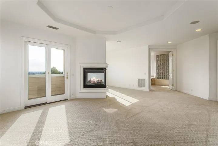 Master suite private balcony access