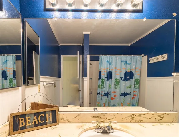 Hallway bathroom.
