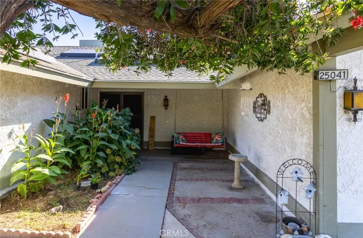 Front entrance of home.
