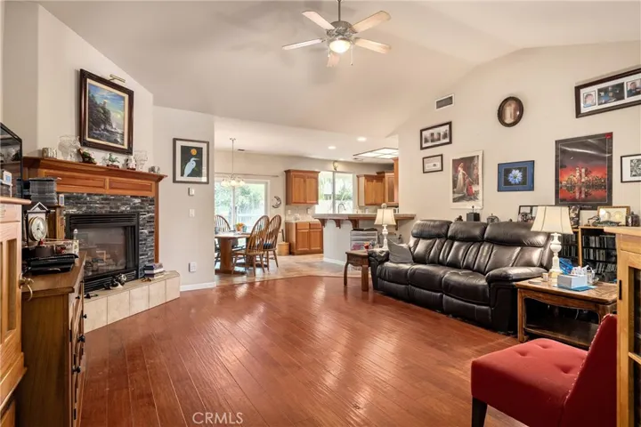 Updated wood flooring
