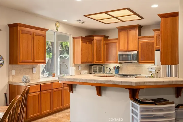 Tons of cabinets and counter space!