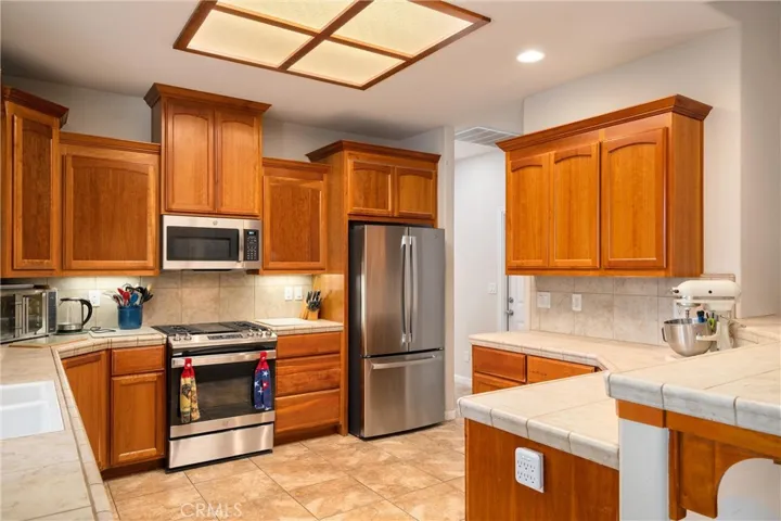 Brand new appliances throughout kitchen