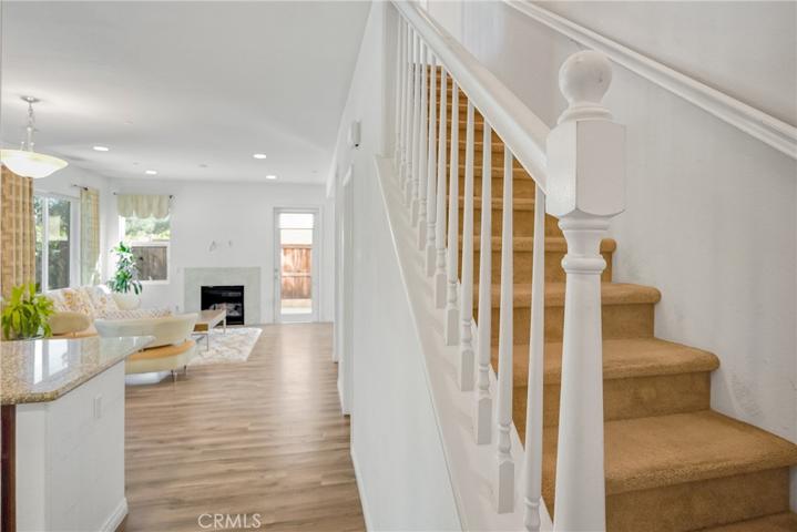 Family Room, Kitchen & Stairs