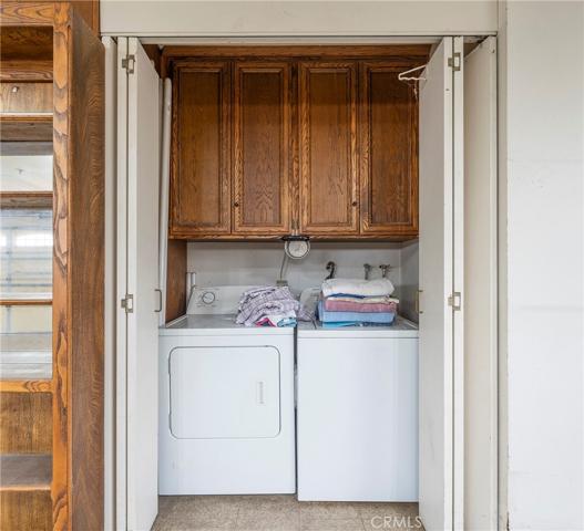 Washer and Dryer Hookups inside Garage