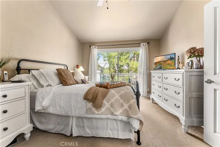 Master Bedroom with Balcony overlooking the Greenbelt