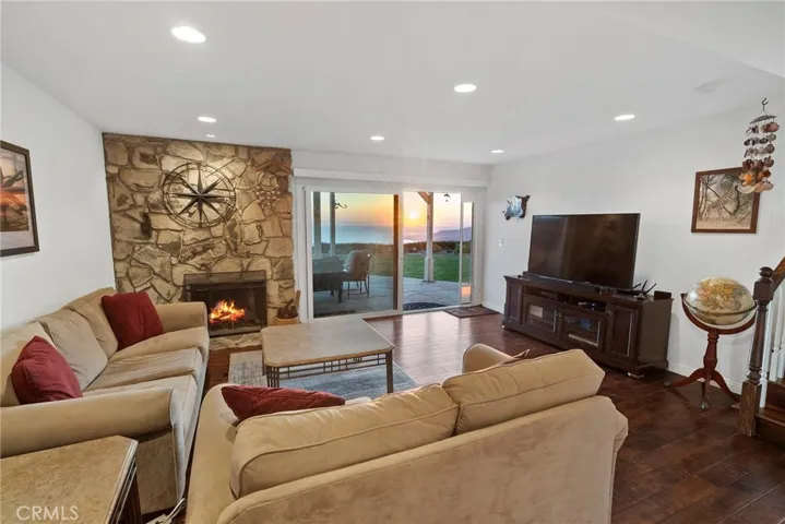 Family Room View to Sunset.