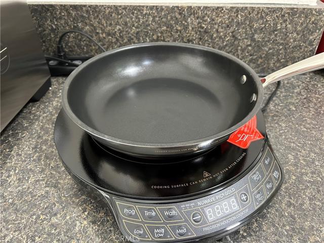 Office area induction burner