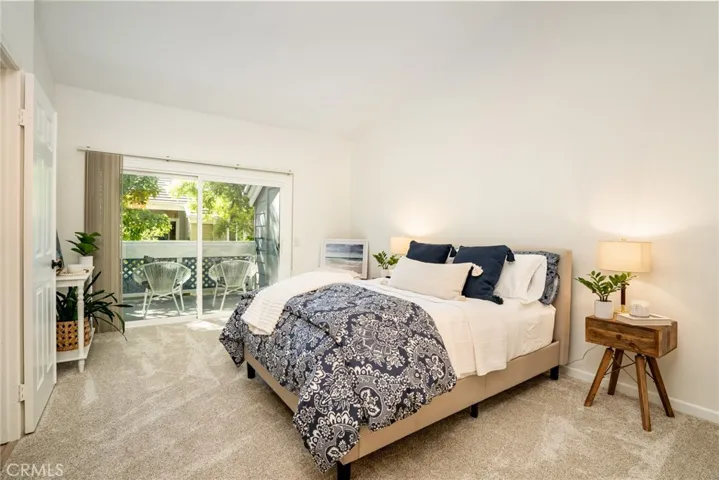 Spacious primary bedroom with walking closet
