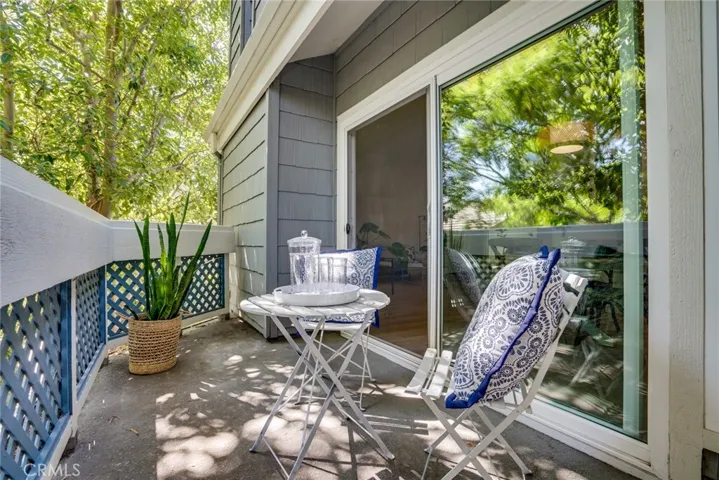 Balcony off Dining Room