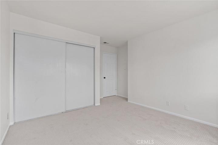 Spacious secondary bedroom with ample closet space!