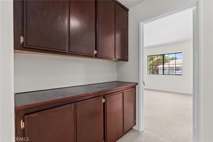 Convenient hallway storage for linens and more!