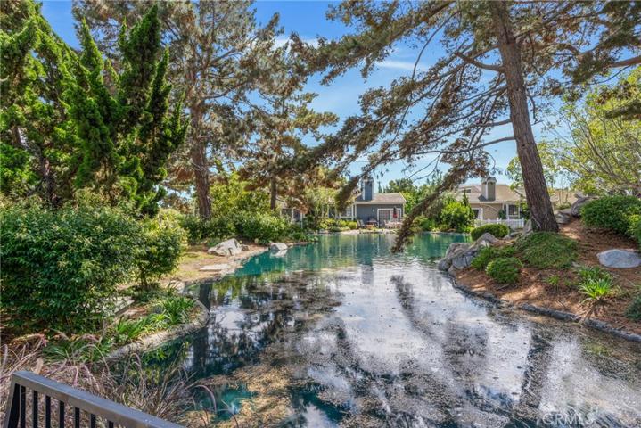 Enjoy peaceful moments by the community pond!