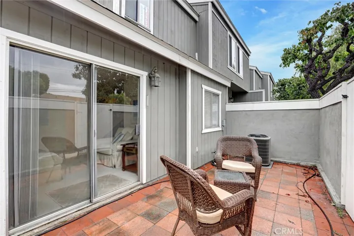 Private patio