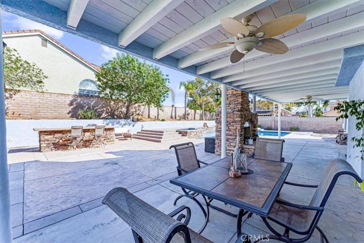 Covered patio