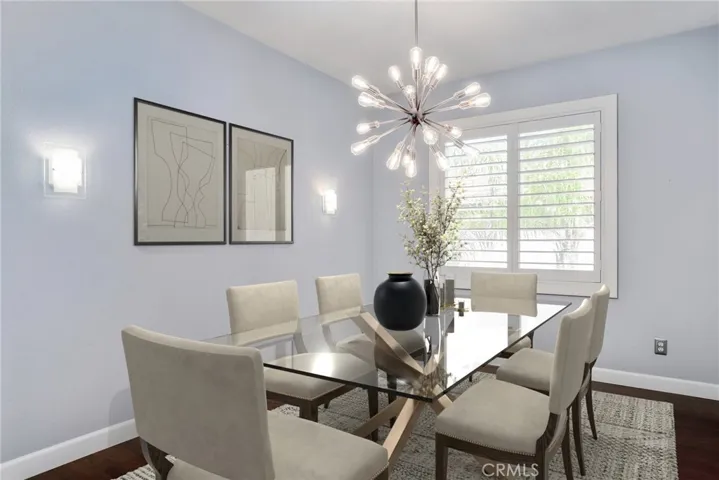 Formal Dining Room, Virtually Staged