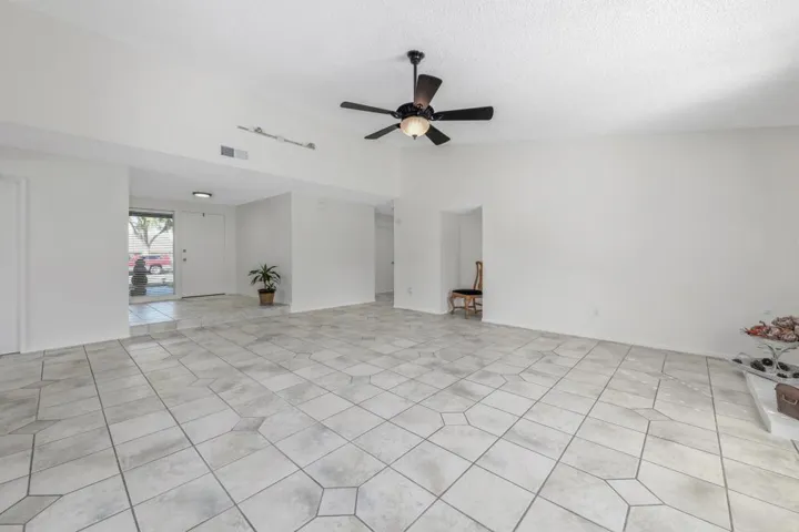 Living room and entry