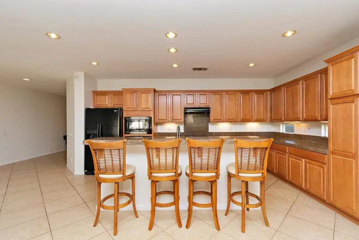Kitchen island with additional seating