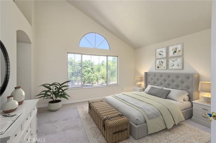 MASTER SUITE ANGLE VIEW VIRTUAL STAGING