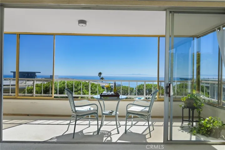South facing balcony