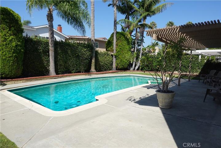 Rear Yard Pool Area