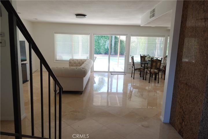 Travertine Entry