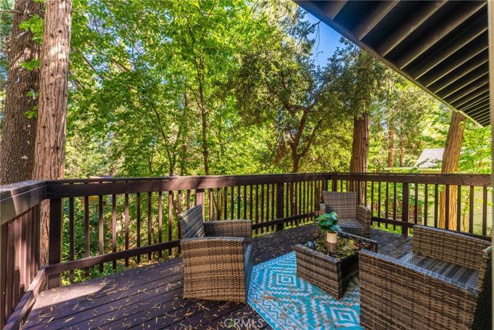 Beautiful, serene views from the deck