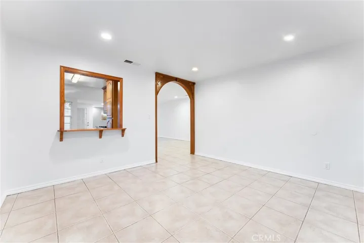 Large tiled floors