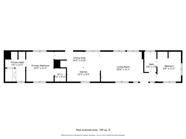 MFD unit serves as an ADU, approximate plan
