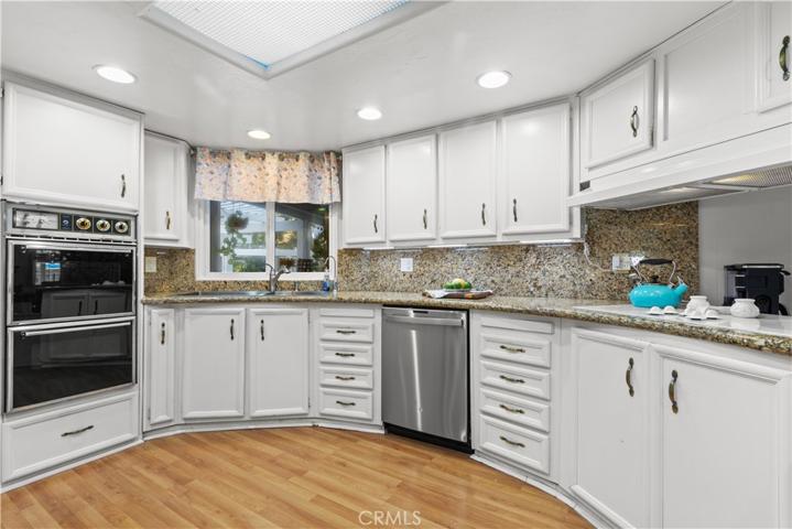 Kitchen with outside view