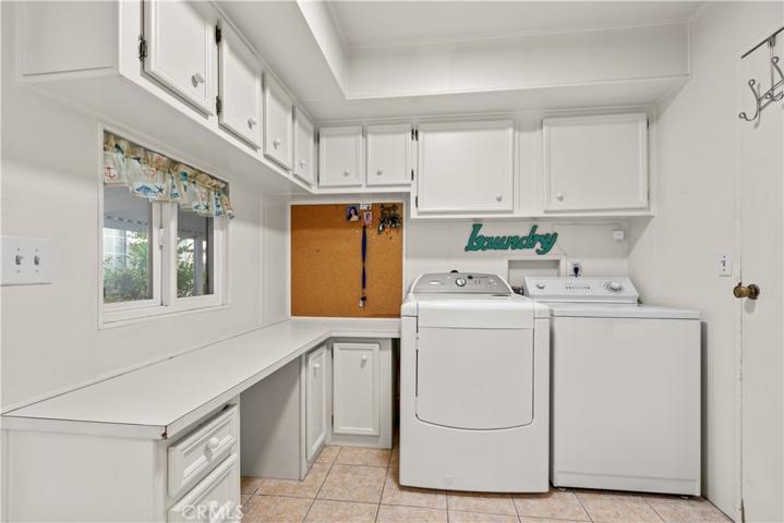 Laudry room with work/folding area
