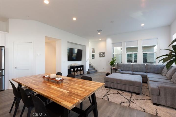 Living room and patio