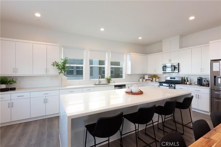 10 foot white quarts kitchen island