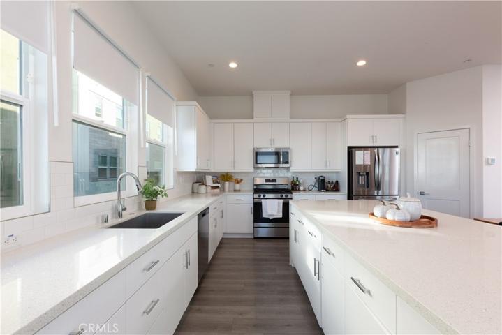 10 foot white quarts kitchen island