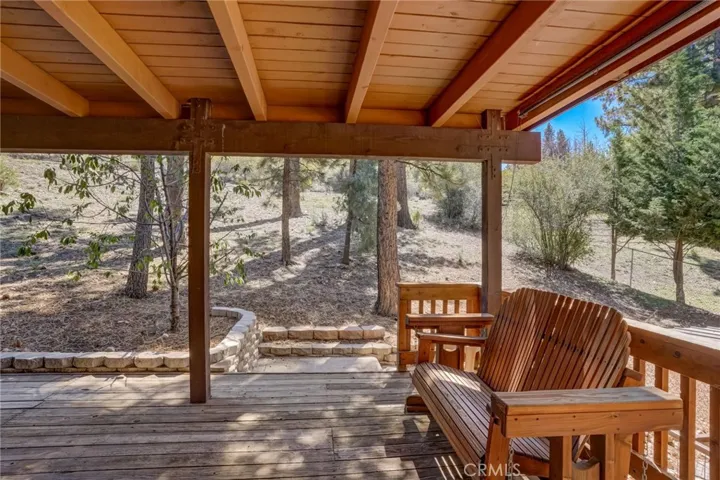 Rear porch/ backyard