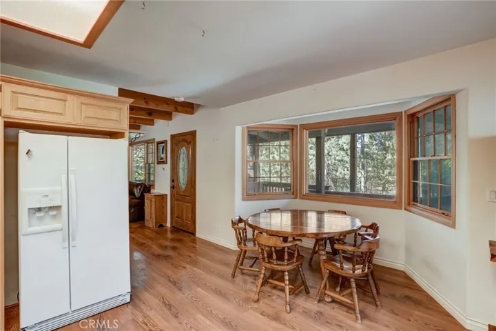 Showing dining area