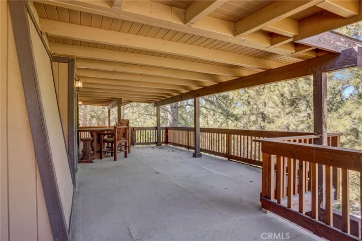 Deck off the master bedroom