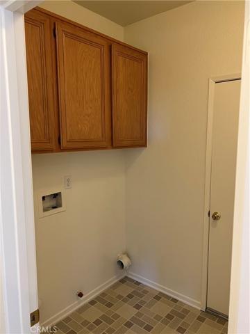 Inside laundry room