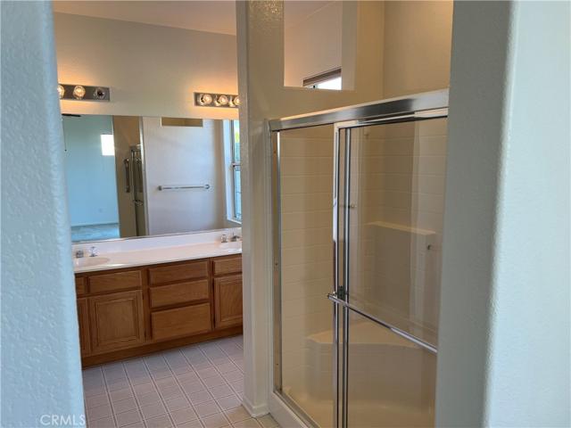 Primary bathroom with large shower