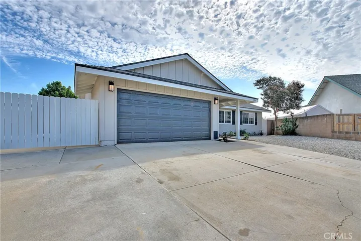 Garage and Large driveway
