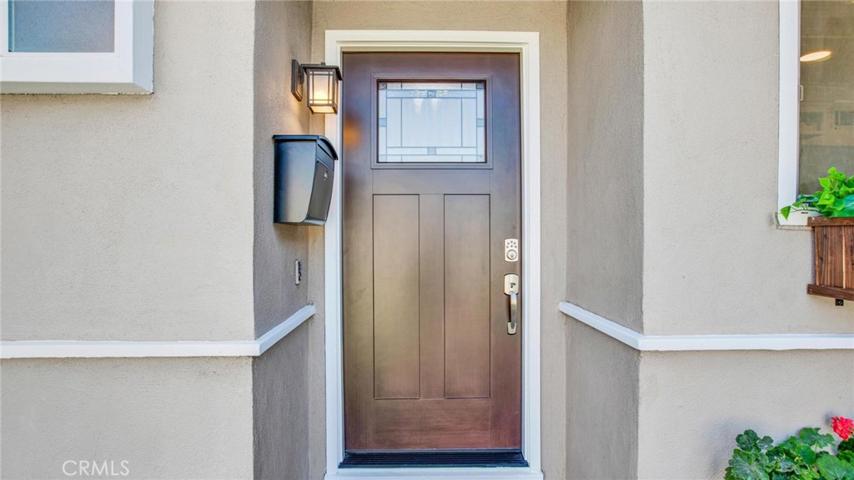 New entry door