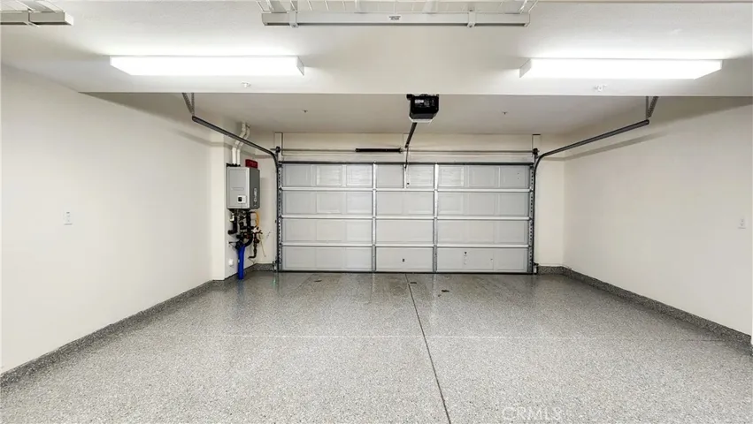 Garage with Epoxy Coated Floors