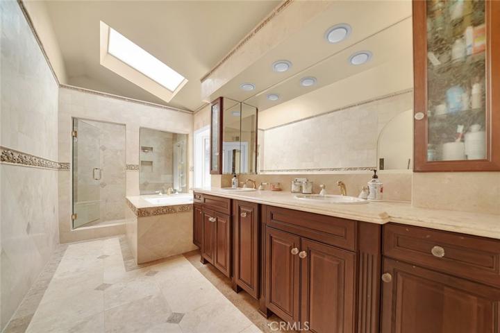 Remodeled Primary Bathroom with