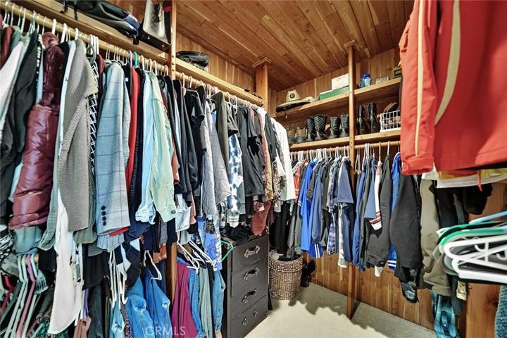 Cedar lined closets
