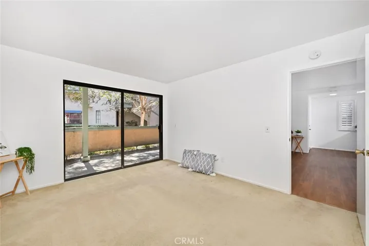 Patio accessible from bedroom or living room