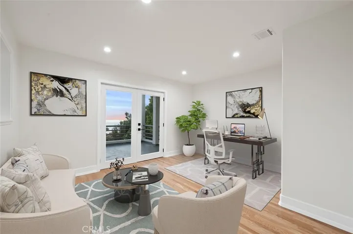 Bottom level Bedroom 
*virtually staged
