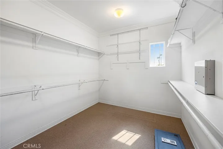 Primary closet